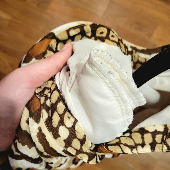 Alfred Dunner, 14 | Animal Leopard Print Button Down Blouse - Picture 7 of 7